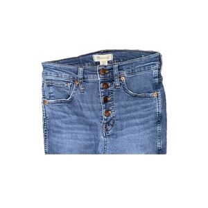 Madewell High Rise Blue Jeans with Medium Wash